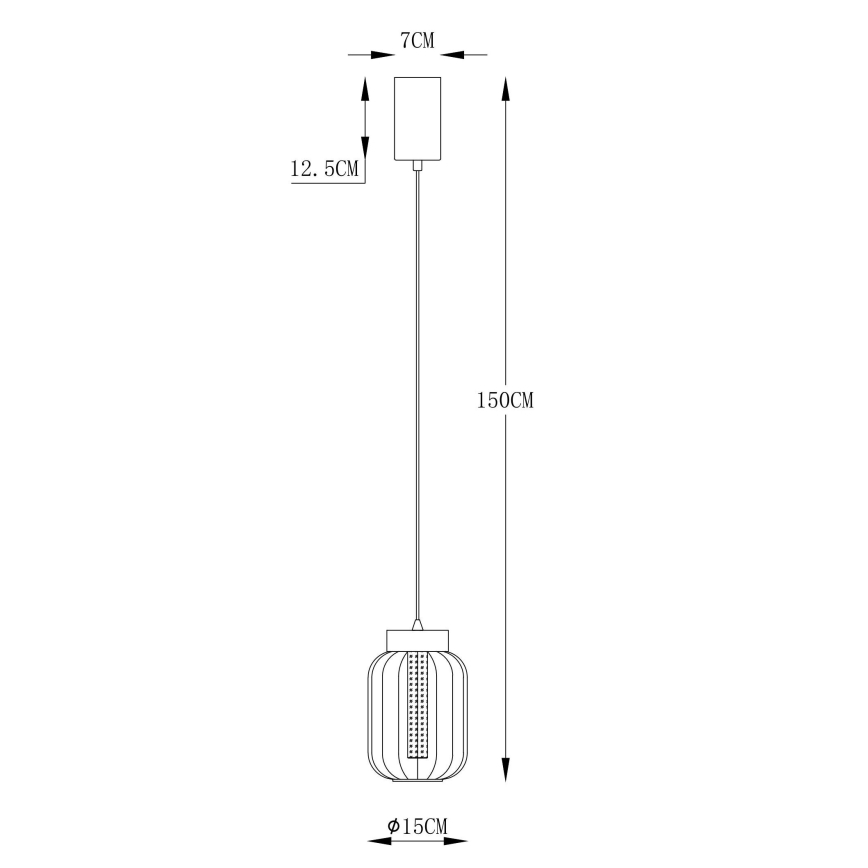 Globo - LED-Hängeleuchte LED/8W/230V