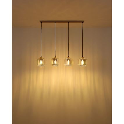 Globo - Pendelleuchte an Kabel 4xE27/40W/230V