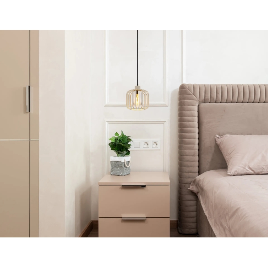 Globo - Pendelleuchte mit Kabelabhängung 1xE27/40W/230V Ø 18 cm