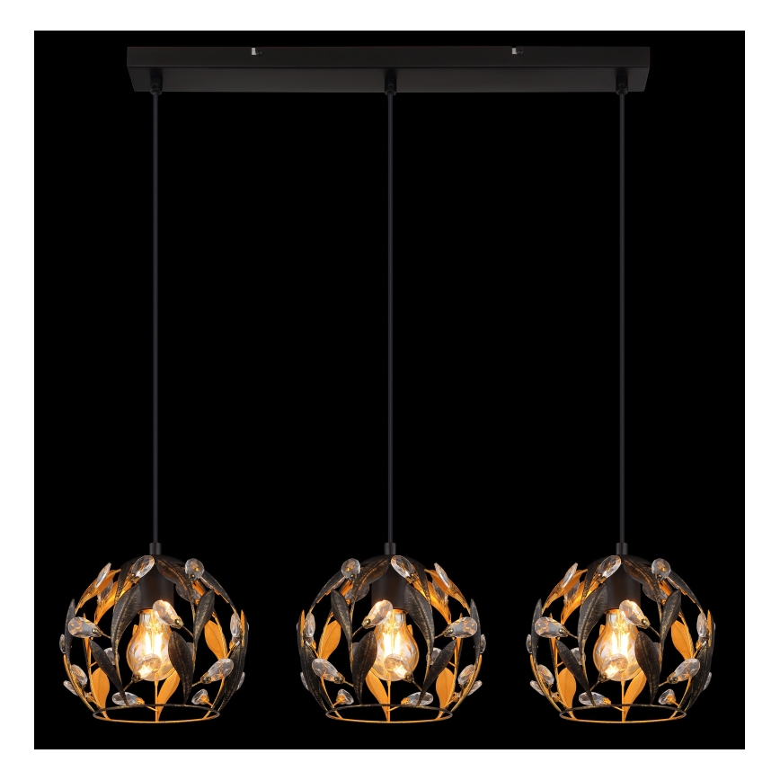 Globo - Hängeleuchte 3xE27/40W/230V