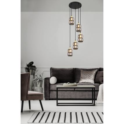 Globo - Hängeleuchte an Kabel 5xE14/40W/230V