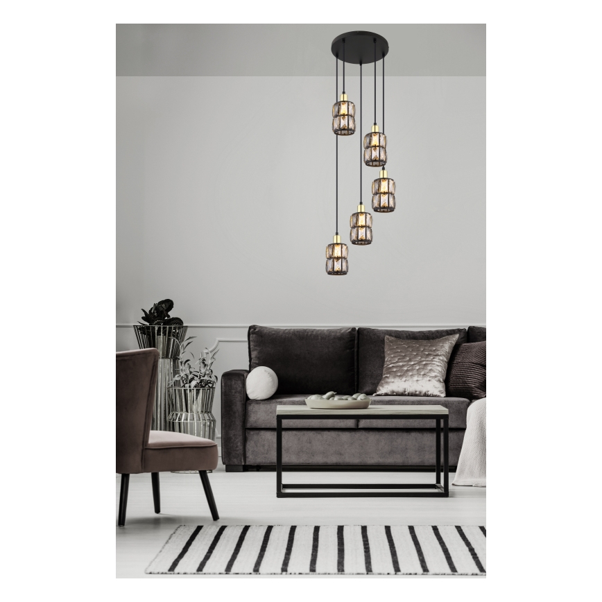 Globo - Hängeleuchte an Kabel 5xE14/40W/230V
