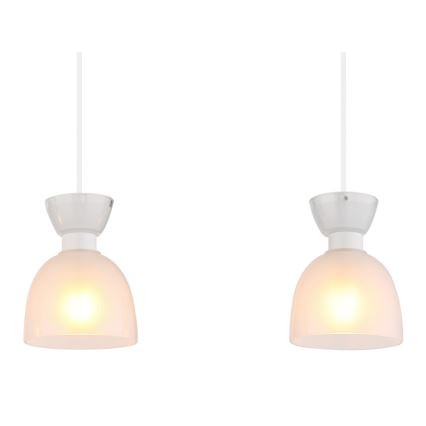 Globo - Hängeleuchte 3xE14/40W/230V weiß
