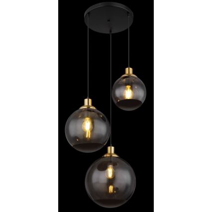 Globo - Hängeleuchte an Schnur 3xE27/40W/230V