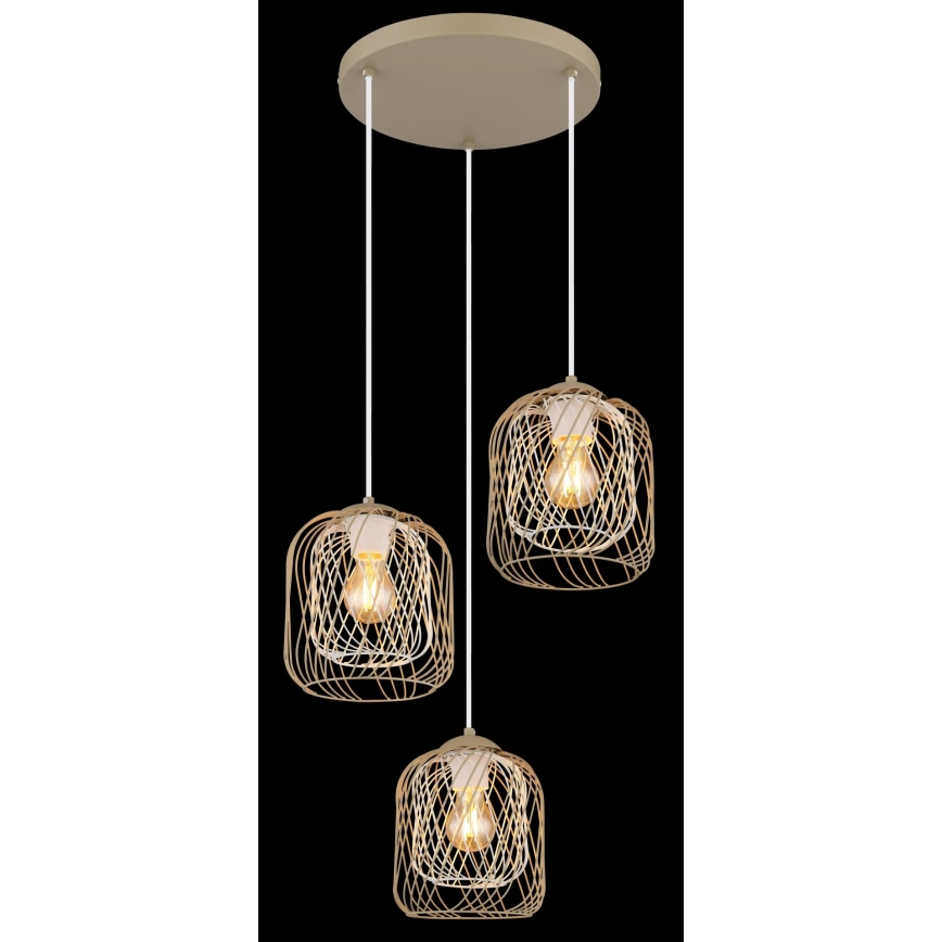 Globo - Pendelleuchte an Kabel 3xE27/40W/230V