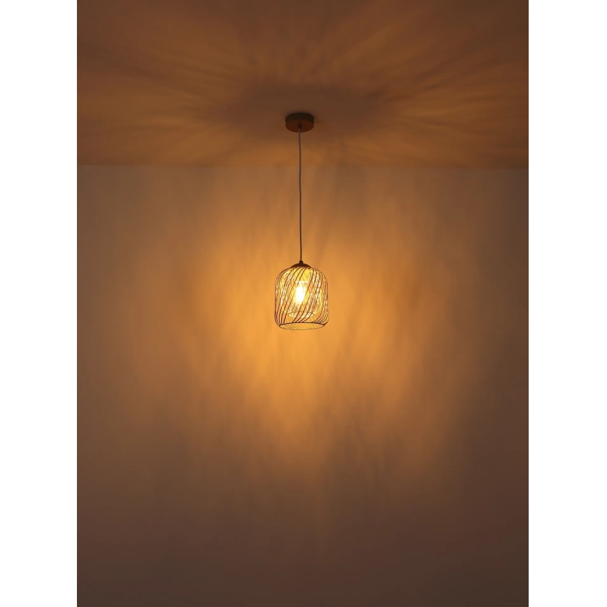 Globo - Hängeleuchte mit Kabelaufhängung, 1xE27/40W/230V, Ø 18 cm