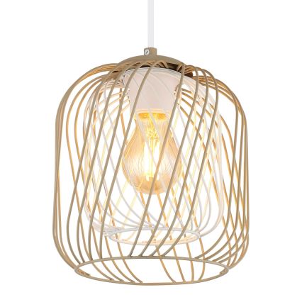 Globo - Hängeleuchte mit Kabelaufhängung, 1xE27/40W/230V, Ø 18 cm