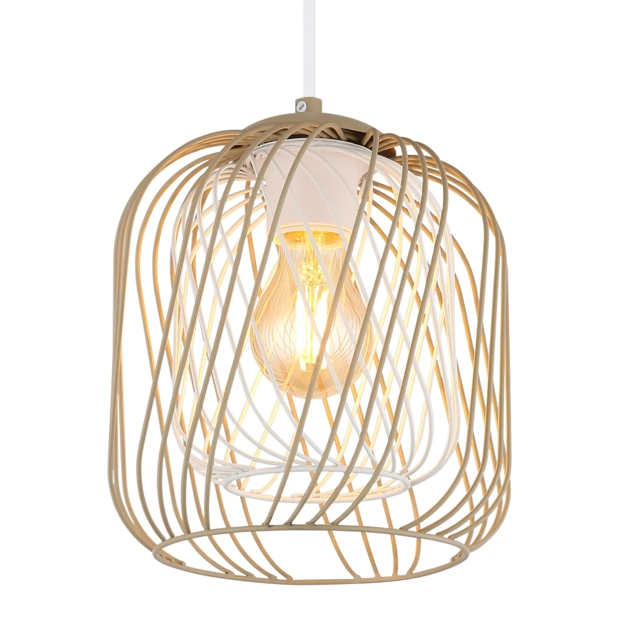 Globo - Hängeleuchte mit Kabelaufhängung, 1xE27/40W/230V, Ø 18 cm