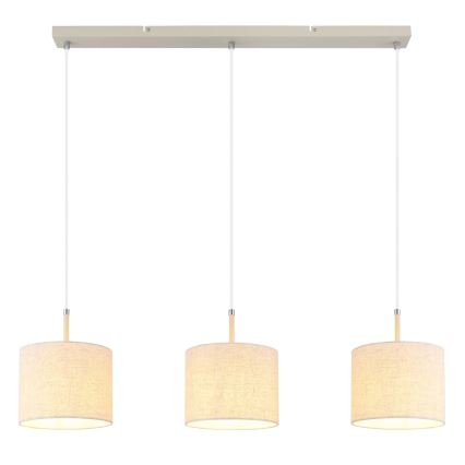 Globo - Hängeleuchte mit Kabel, 3xE27/40W/230V