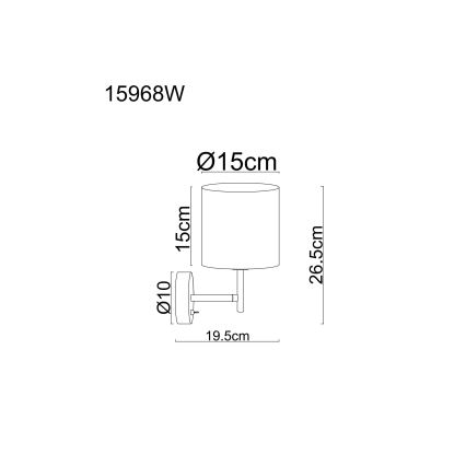 Globo - Wandleuchte 1xE14/40W/230V