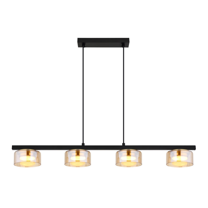 Globo - LED-Hängeleuchte 4xGX53/6W/230V rauchig/braun