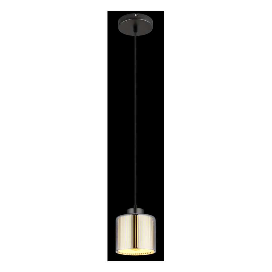 Globo - Hängeleuchte 1xE27/60W/230V glänzendes Chrom d 14 cm