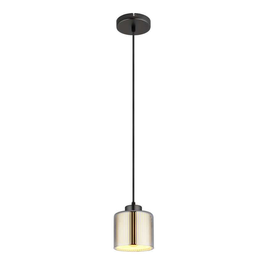Globo - Hängeleuchte 1xE27/60W/230V glänzendes Chrom d 14 cm