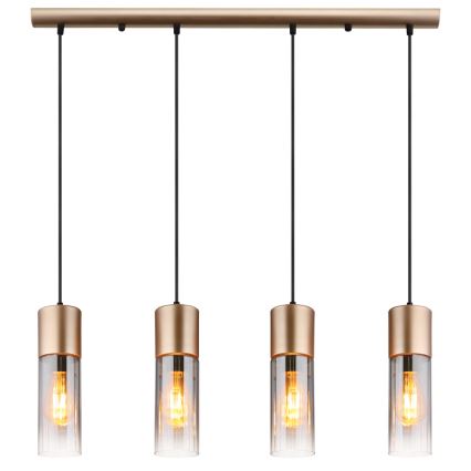 Globo - Hängeleuchte 3xE27/25W/230V bronzen