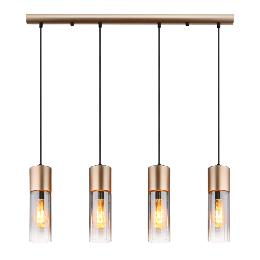 Globo - Hängeleuchte 3xE27/25W/230V bronzen
