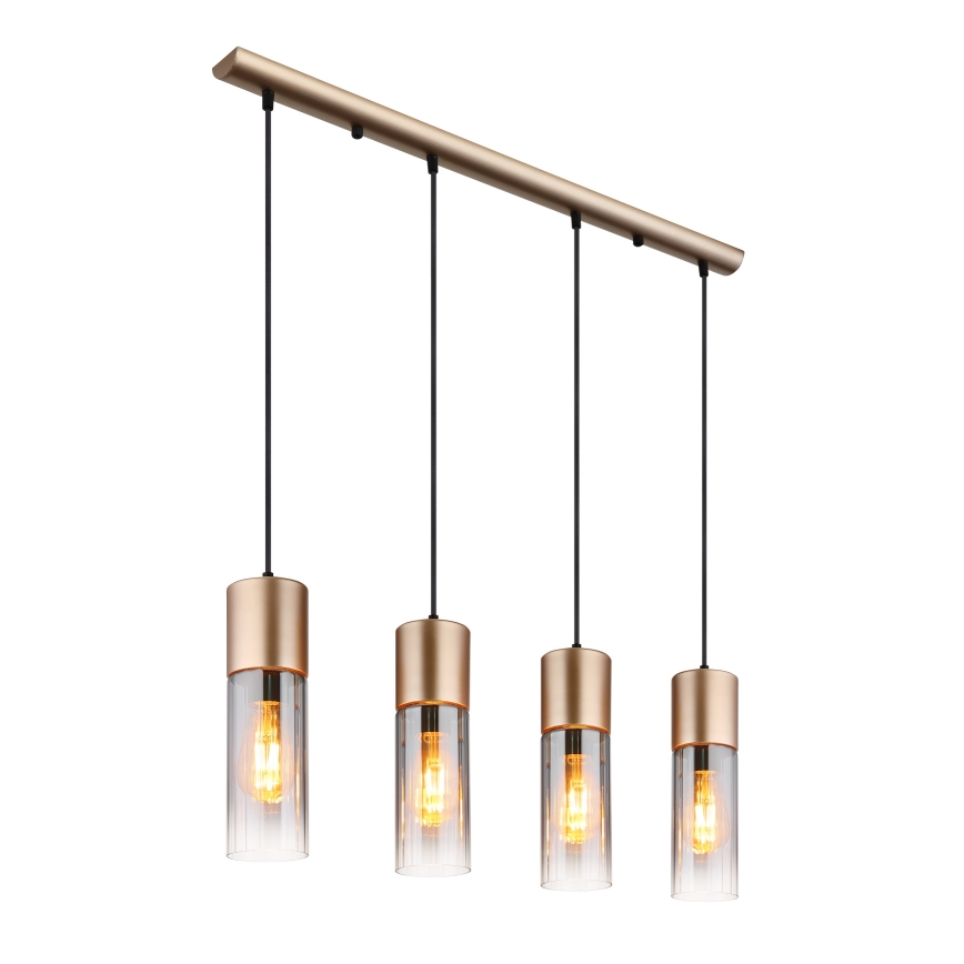 Globo - Hängeleuchte 3xE27/25W/230V bronzen