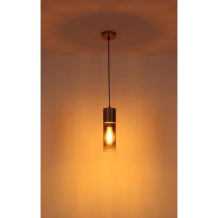 Globo - Hängeleuchte 1xE27/25W/230V bronzen d 10 cm