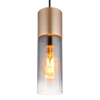 Globo - Hängeleuchte 1xE27/25W/230V bronzen d 10 cm