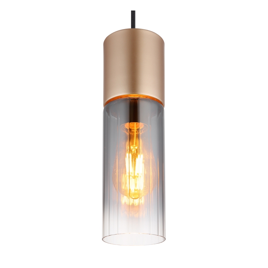Globo - Hängeleuchte 1xE27/25W/230V bronzen d 10 cm