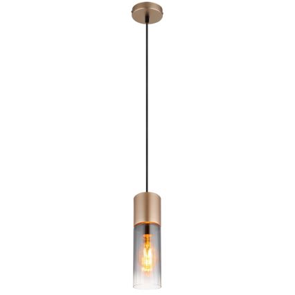 Globo - Hängeleuchte 1xE27/25W/230V bronzen d 10 cm