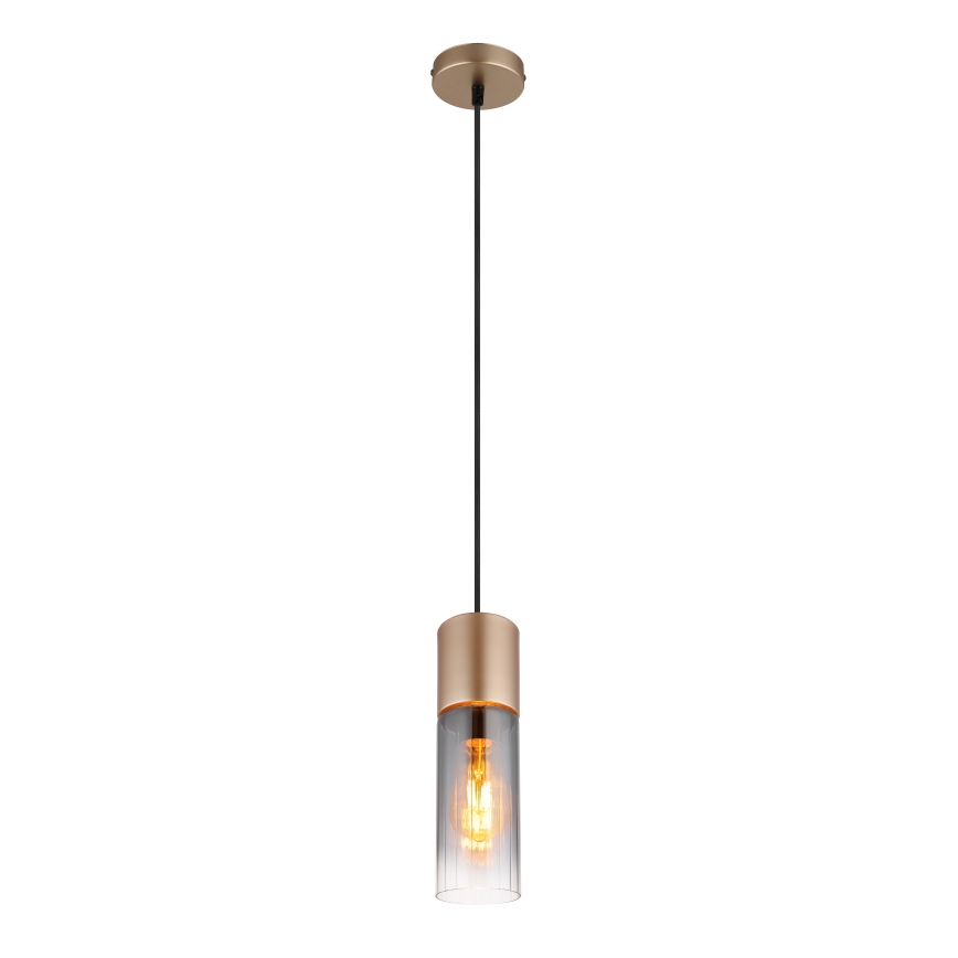 Globo - Hängeleuchte 1xE27/25W/230V bronzen d 10 cm