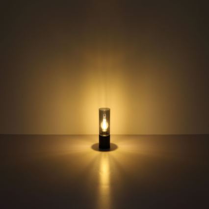 Globo - Touch-Tischlampe 1xE27/25W/230V Ø 9 cm schwarz