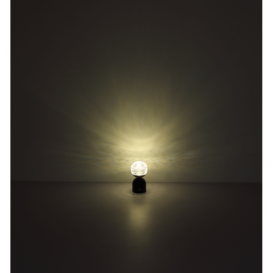 Globo - Dimmbare LED-Tischleuchte mit Touch-Funktion LED/2,5W/3,7V 2700/4000/6500K 1800 mAh USB schwarz