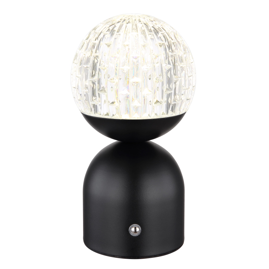 Globo - Dimmbare LED-Tischleuchte mit Touch-Funktion LED/2,5W/3,7V 2700/4000/6500K 1800 mAh USB schwarz