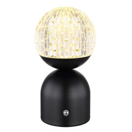 Globo - Dimmbare LED-Tischleuchte mit Touch-Funktion LED/2,5W/3,7V 2700/4000/6500K 1800 mAh USB schwarz