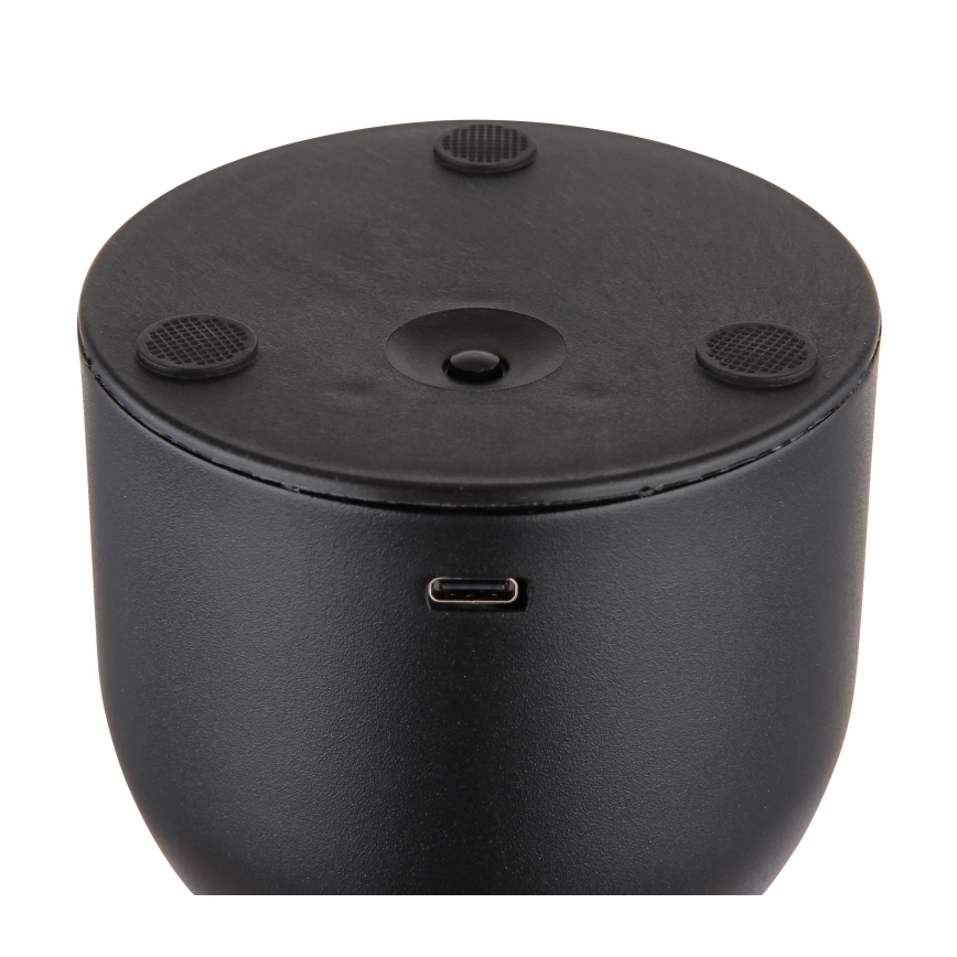 Globo - Dimmbare LED-Tischleuchte mit Touch-Funktion LED/2,5W/3,7V 2700/4000/6500K 1800 mAh USB schwarz