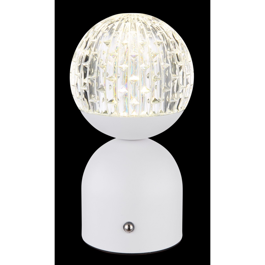 Globo - Dimmbare LED-Tischleuchte mit Touch-Funktion LED/2,5W/3,7V 2700/4000/65000K 1800 mAh USB weiß