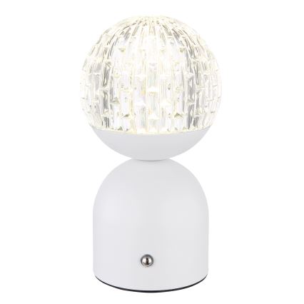 Globo - Dimmbare LED-Tischleuchte mit Touch-Funktion LED/2,5W/3,7V 2700/4000/65000K 1800 mAh USB weiß