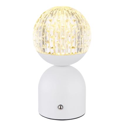 Globo - Dimmbare LED-Tischleuchte mit Touch-Funktion LED/2,5W/3,7V 2700/4000/65000K 1800 mAh USB weiß