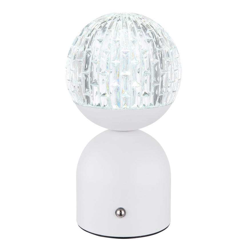 Globo - Dimmbare LED-Tischleuchte mit Touch-Funktion LED/2,5W/3,7V 2700/4000/65000K 1800 mAh USB weiß