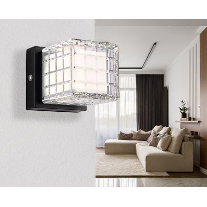Globo - Dimmbare LED-Tischleuchte mit Touch-Funktion LED/2,5W/3,7V 2700K/4000K/6500K 1800 mAh USB schwarz