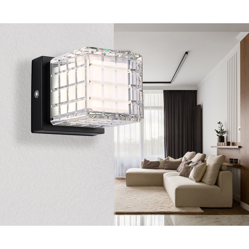 Globo - Dimmbare LED-Tischleuchte mit Touch-Funktion LED/2,5W/3,7V 2700K/4000K/6500K 1800 mAh USB schwarz