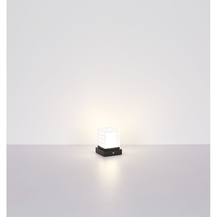 Globo - Dimmbare LED-Tischleuchte mit Touch-Funktion LED/2,5W/3,7V 2700K/4000K/6500K 1800 mAh USB schwarz