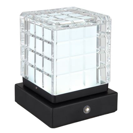Globo - Dimmbare LED-Tischleuchte mit Touch-Funktion LED/2,5W/3,7V 2700K/4000K/6500K 1800 mAh USB schwarz