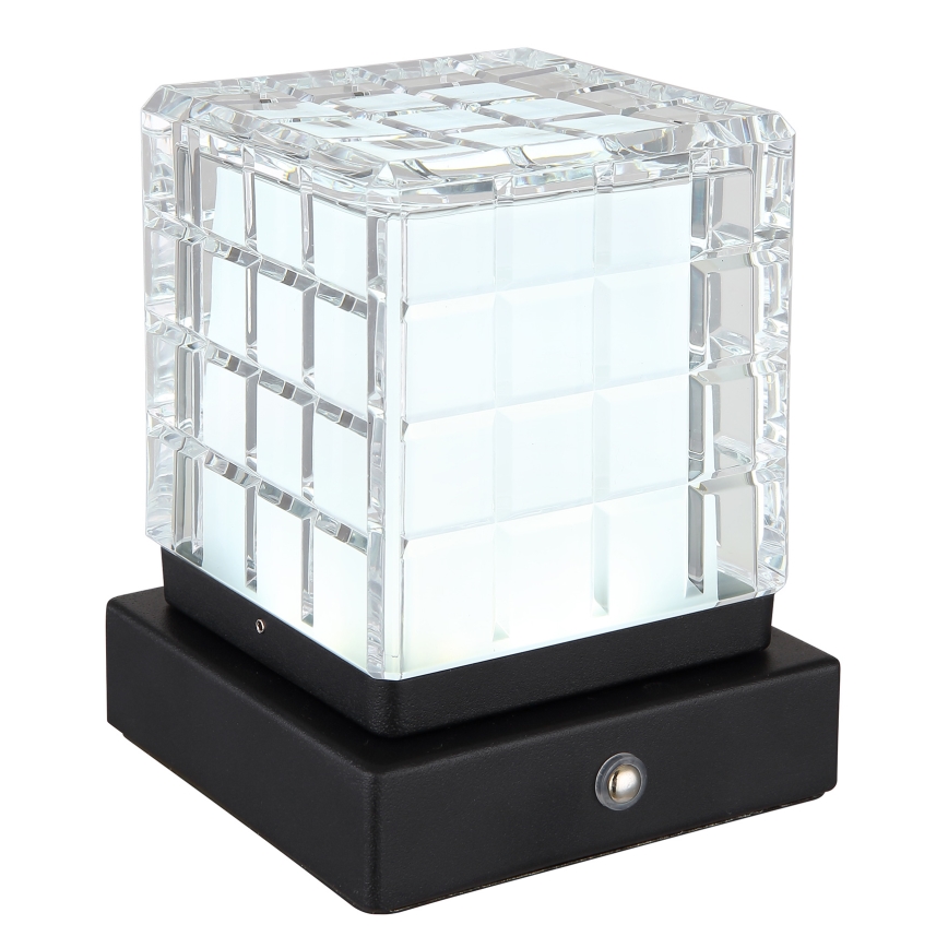 Globo - Dimmbare LED-Tischleuchte mit Touch-Funktion LED/2,5W/3,7V 2700K/4000K/6500K 1800 mAh USB schwarz