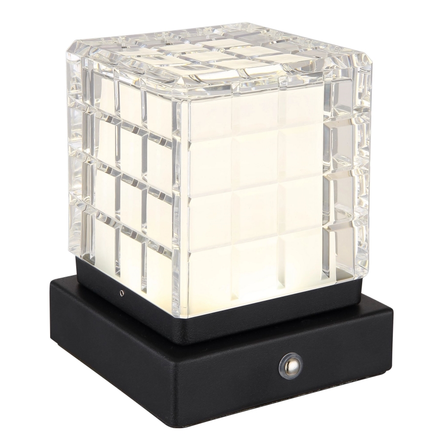 Globo - Dimmbare LED-Tischleuchte mit Touch-Funktion LED/2,5W/3,7V 2700K/4000K/6500K 1800 mAh USB schwarz