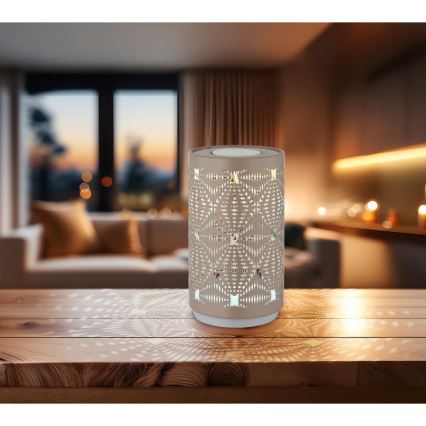 Globo - LED RGB Aufladbare Touch-Tischleuchte LED/1W/5V 500 mAh braun