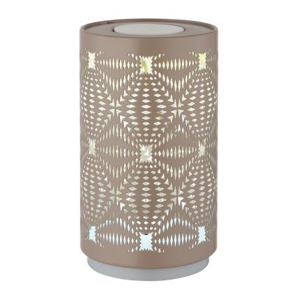 Globo - LED RGB Aufladbare Touch-Tischleuchte LED/1W/5V 500 mAh braun