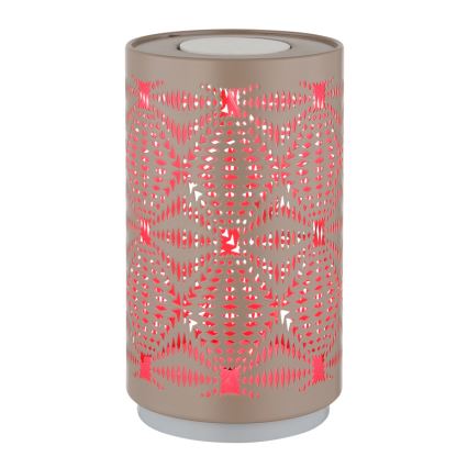 Globo - LED RGB Aufladbare Touch-Tischleuchte LED/1W/5V 500 mAh braun