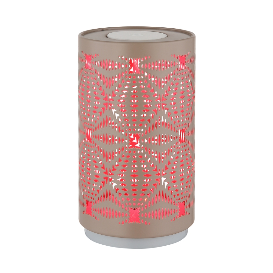 Globo - LED RGB Aufladbare Touch-Tischleuchte LED/1W/5V 500 mAh braun