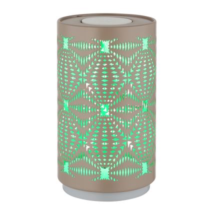 Globo - LED RGB Aufladbare Touch-Tischleuchte LED/1W/5V 500 mAh braun