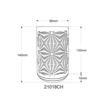 Globo - LED RGB Aufladbare Touch-Tischleuchte LED/1W/5V 500 mAh braun
