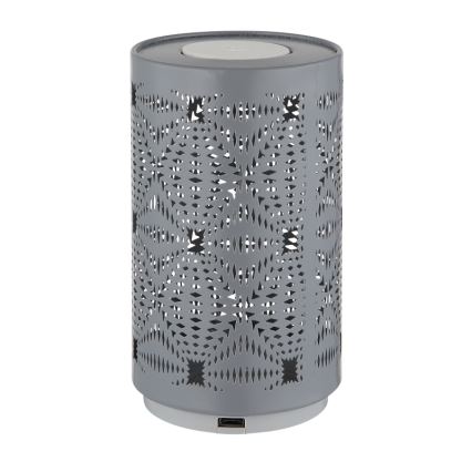 Globo - LED RGB Aufladbare Touch-Tischleuchte LED/1W/5V 500 mAh grau
