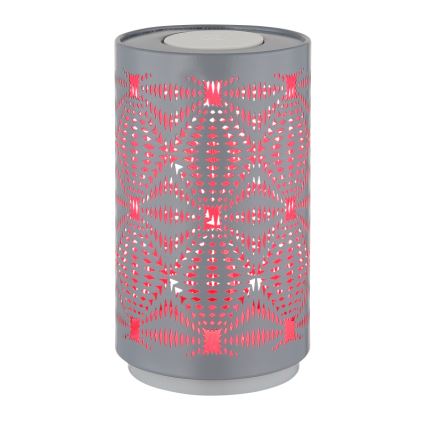 Globo - LED RGB Aufladbare Touch-Tischleuchte LED/1W/5V 500 mAh grau