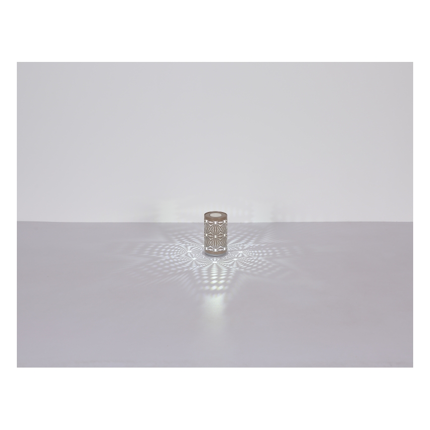 Globo - LED RGB Aufladbare Touch-Tischleuchte LED/1W/5V 500 mAh grau