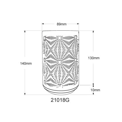 Globo - LED RGB Aufladbare Touch-Tischleuchte LED/1W/5V 500 mAh grau